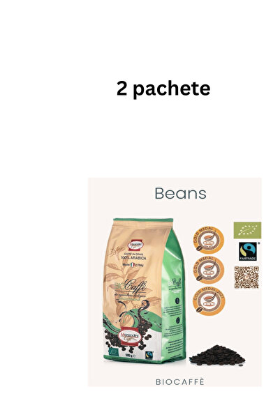 Morandini Caffe PACHET: 2 X Cafea boabe BioCaffe Morandini Caffe, 100% Arabic...