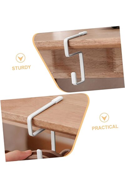 Arabest Iron Desk Hook, Movable Handbag Hanger for Tableside, Purse Holder fo...