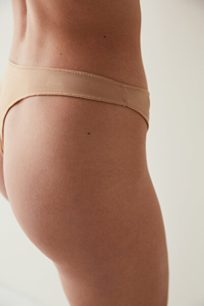Penti Easy Micro Beige Tanga-Höschen