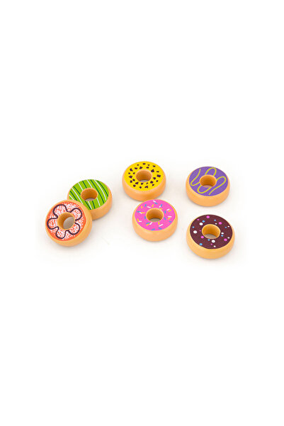 Viga Wooden donut set,