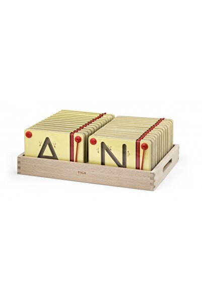 Viga Set magnetic de scriere - Litere mari,