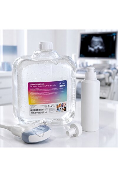 Tesa Gel pentru ultrasunete, ecografie, IPL și EKG, incolor, hipoalergenic, 5L