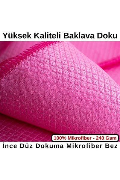 CAQA HOME Microfiber 50X70Cm Baklava Pattern Classic Glass and Cleaning Cloth, Micro Fiber Cloth. Glasses Cleaning Cloth,