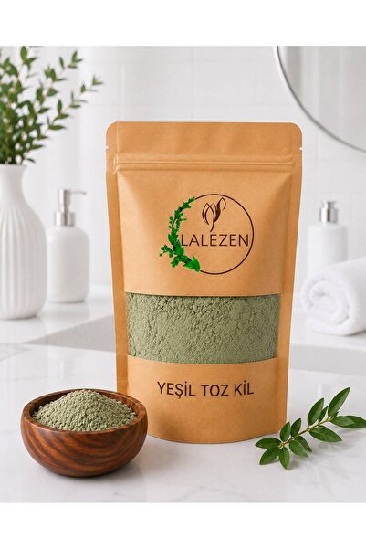 LALEZEN Yeşil toz kil 250 gr ( cilt maskesi- yüz maskesi- yüz peelingi)