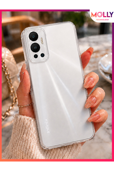Molly İnfinix Hot 12 İçin Şeffaf Guardian Silikon Kılıf