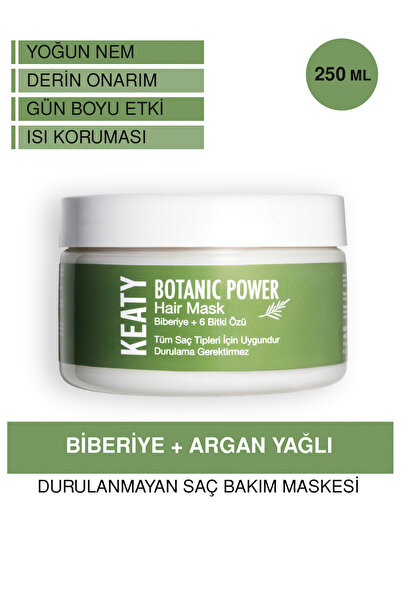 KEATY Biberiye Özlü Durulanmayan Saç Maskesi | Yoğun Nem & Onarıcı Bakım | 6 ...