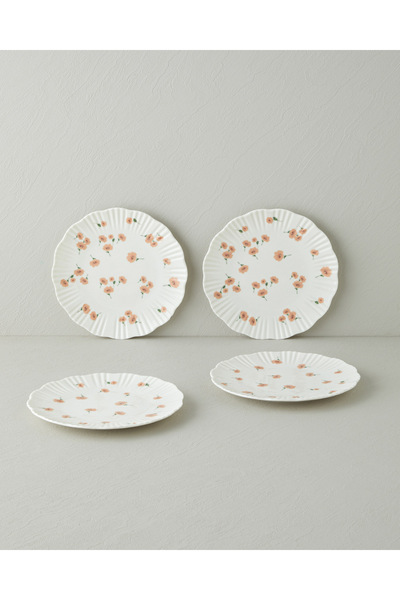 English Home Grace Porselen 4'lü Pasta Seti 21 cm Pembe
