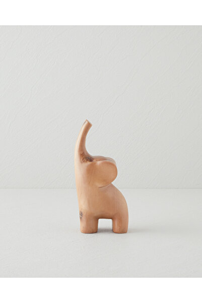 English Home Elephant Biblo 9x6x18,5 cm Kahverengi