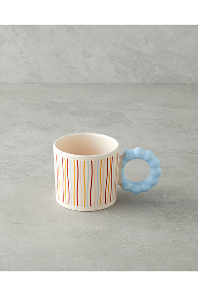 English Home Stripe Flow Seramik Kupa 260 ml Renkli