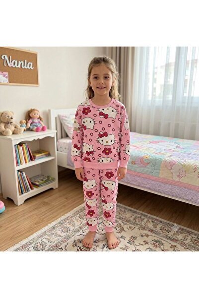 tusem butik homewear Set de pijamale de iarnă cu mânecă lungă pentru fetiță, ...