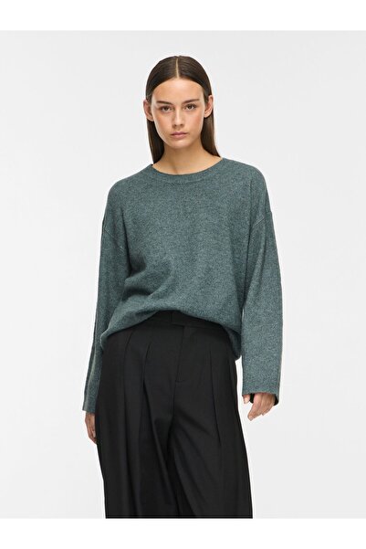 VILA Strickpullover VILIGA Rundhals