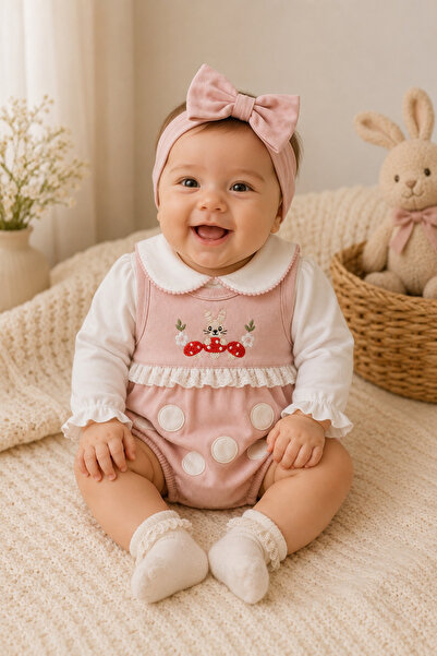bebekyol Daily Kız Bebek Romper
