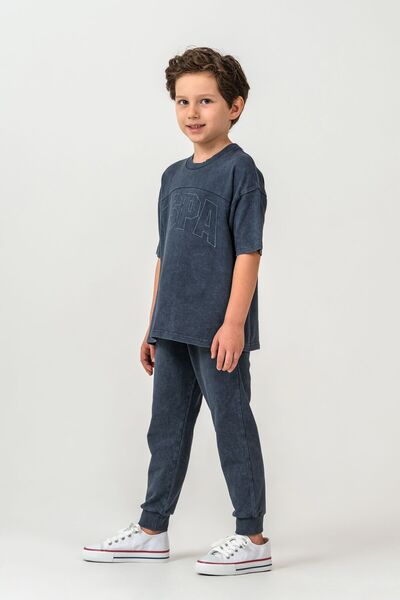 U.S. Polo Assn. Boys Grey Bermuda Set