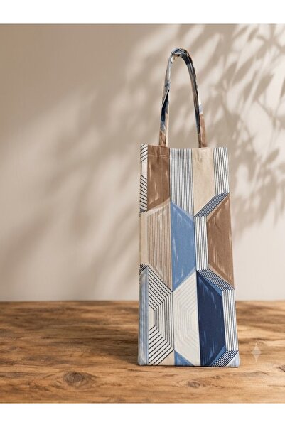 Erca Home Tekstil Ürünleri Desenli Bez Çanta Kulplu 35x40