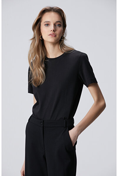 Network Siyah Basic T-shirt