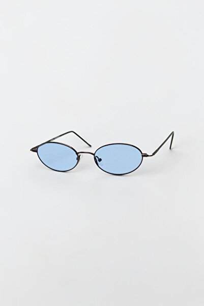 KARYA MTR035 C40 46 Ekartman Unisex Güneş Gözlüğü UV400 Korumalı Oval Metal Ç...