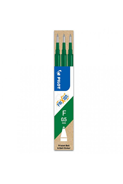 Pilot Rezervă roll-on Frixion Clicker 0.5 mm, set 3 bucăți, verde