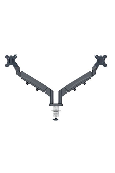 Leitz MONITOR STAND 2 ARMS CHARCOAL GREY