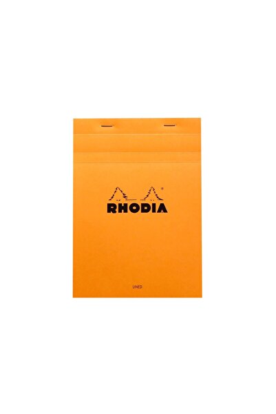 Rhodia Blocnotes A5, capsat, 80 de pagini, Nr. 16, De bază, portocaliu dictando