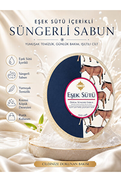OTTORIA Eşek Sütü Süngerli Sabun