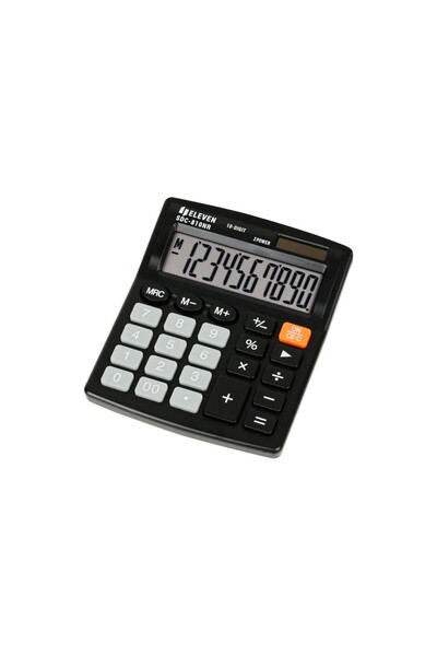 ELEVEN Calculator de birou cu 10 cifre, 124 x 102 x 25 mm, Eleven SDC-810NR