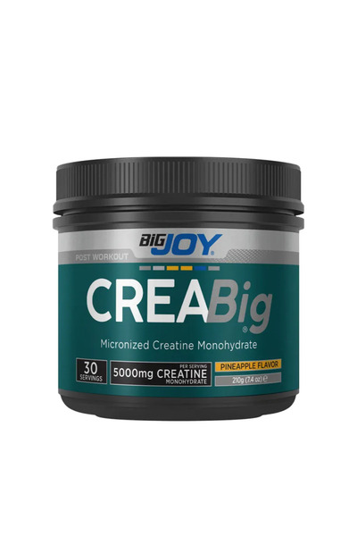 Bigjoy Kreatin Creabig 210gr 30 Servis Ananas Aromalı Creatine Monohydrate %1...