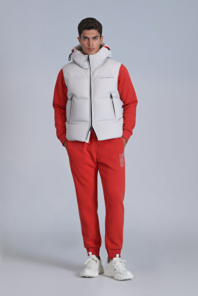 Lufian Pantaloni de sport Alfa pentru bărbați, roșu deschis