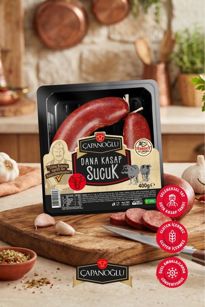Çapanoğlu Kasap Usulü Dana Sucuk 400 Gr Glutensiz Fermente Şarküteri Lezzeti ...