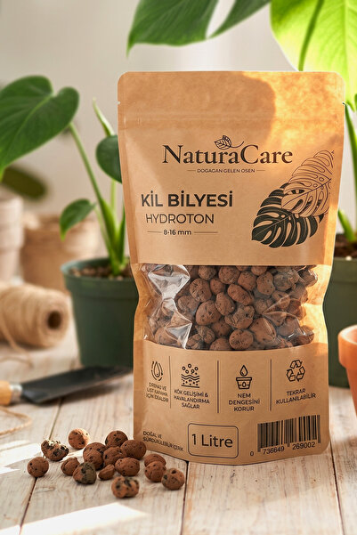 Natura Care Kil Bilyesi 1 Litre Hydroton LECA Orkide ve Drenaj Taşı 8-16 mm