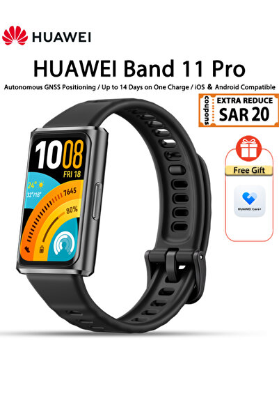 Huawei ساعة Band 11 Pro الذكية، شاشة 1.62 بوصة، عمر بطارية يصل إلى 14 يومًا، ...