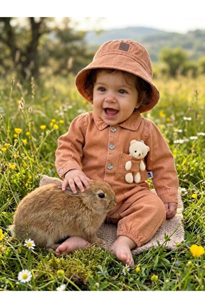 ciobaby Ayıcıklı kot tulum