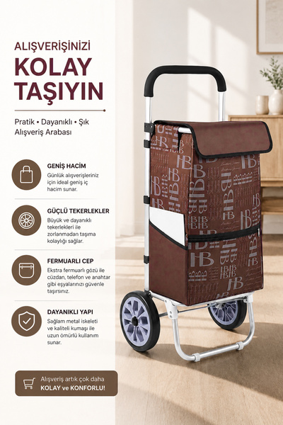 Vadi Ses Yapmaz Tekerlekli Su Geçirmez Çantalı Alüminyum Gövdeli Lüks Pazar A...