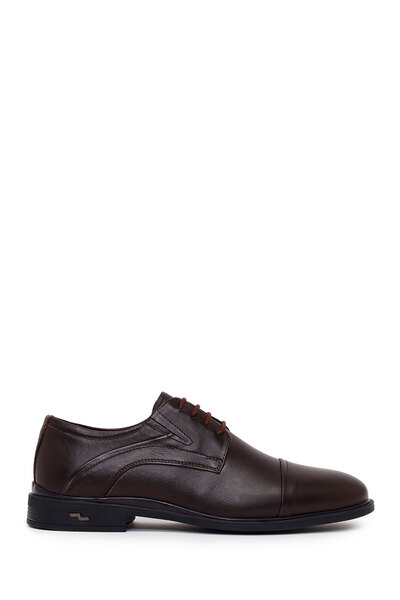 Derimod Pantofi casual din piele maro cu șireturi pentru bărbați 26SFD765418
