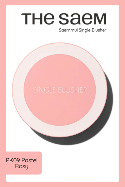 THE SAEM Sebum Kontrolü Sağlayan Tekli Toz Allık - Saemmul Single Blusher - P...
