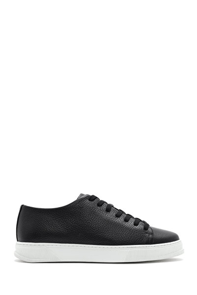 Derimod Erkek Siyah Bağcıklı Deri Sneaker 25SFD6126FT