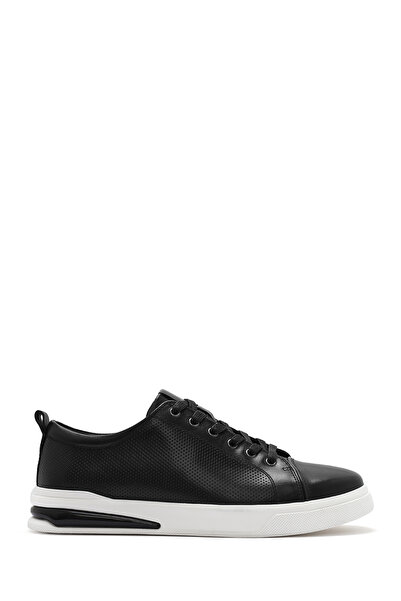 Derimod Erkek Siyah Bağcıklı Deri Sneaker 26SFD692518