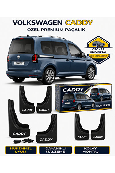 KAPOTO Volkswagen Caddy Uyumlu 4’lü Paçalık Takımı Ön Arka Çamurluk Tozluk Seti