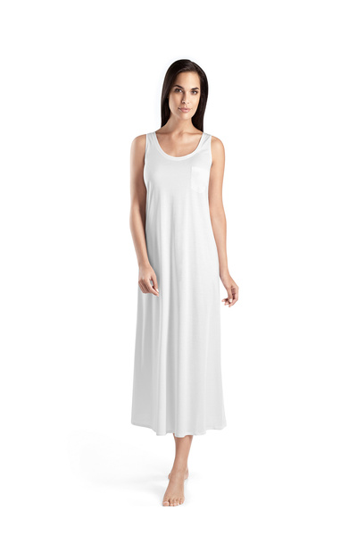 Hanro Ärmelloses Nachthemd Cotton Deluxe 130cm