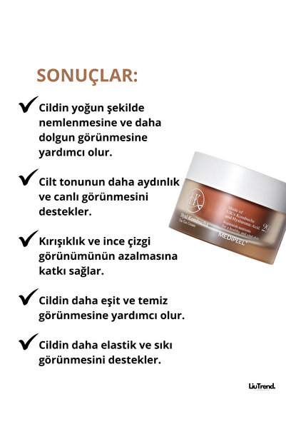 Medipeel Hyal Kombucha Tea-Tox Cream 50 ml %50 kombucha ve seramid içeren çift krem