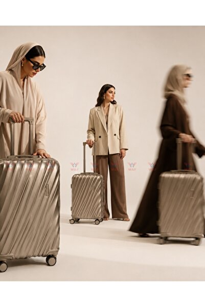 WAF Luggage Set WAVE 3PCS 20/24/28 Inch ABS & Polycarbonate Suitcase Set طقم ...