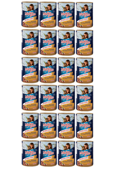 MORANDO MigliorGatto Tavuk Hindi Chunks Kedi Konserve 405gr 24 ADET