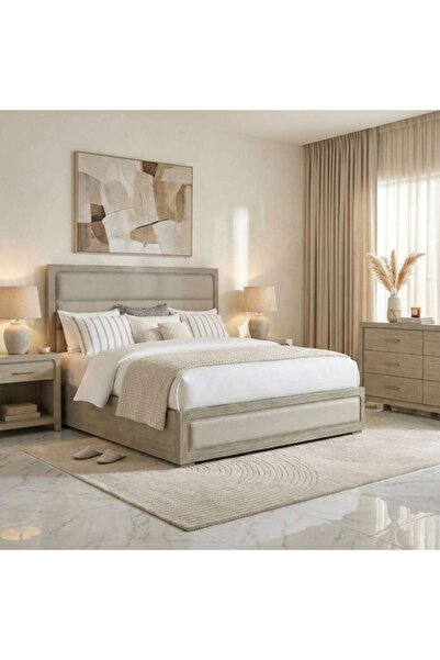 PAN HOME سرير أكسيوم 180x200 سم - رمادي
