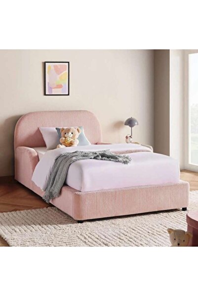 PAN HOME SHIMON KIDS SINGLE BED 120X200 CM - PINK