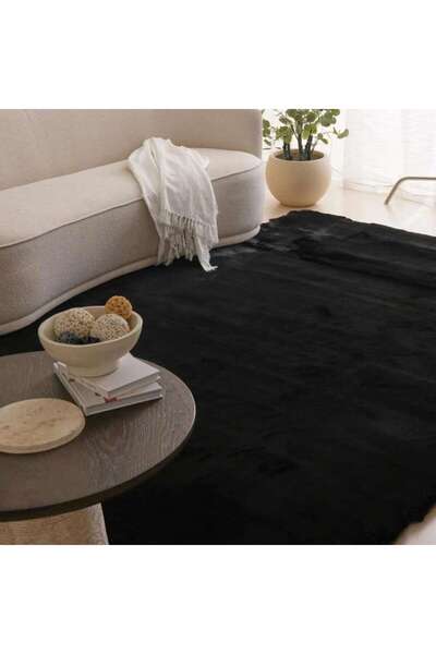 PAN HOME سجادة هيفن 200×290 سم - أسود