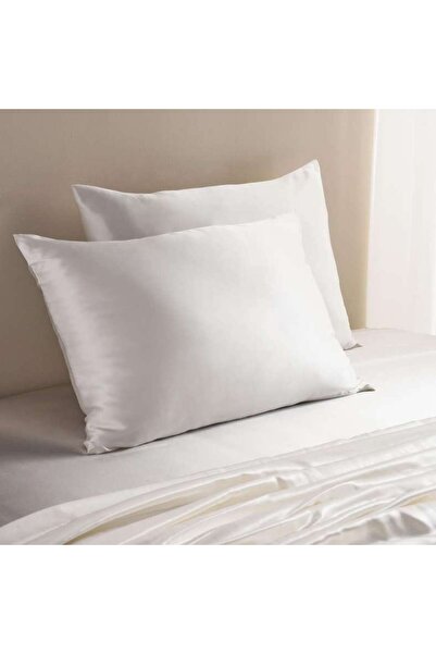 PAN HOME Luxury Mulberry Silk 2-piece Pillowcase 50x75cm - Ivory