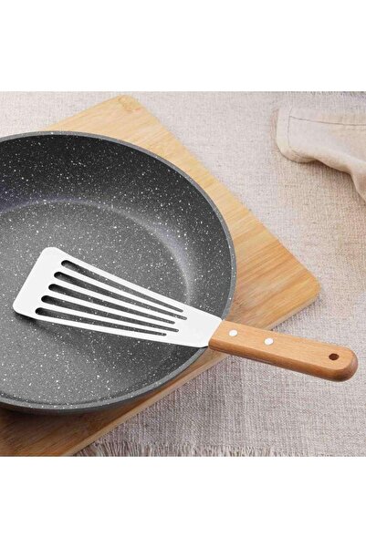 PAN HOME Natura Steak Slotted Turner 30.6x8cm - Natural