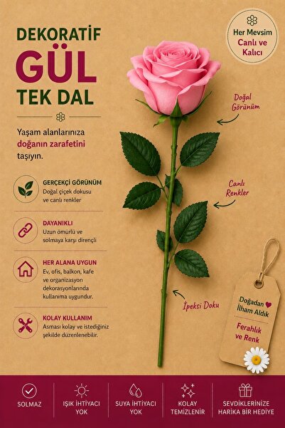 Çiçekişleri yapay çiçek