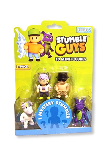 TOYFEST Stumble Guys Seri 2 - 5 li Figür Seti - Sprinkles - Streamer Sophia -...