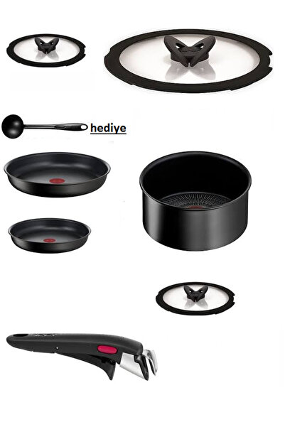 TEFAL Titanyum 6X İndüksiyon Tabanlı Mix Tava Ve Tencere Set