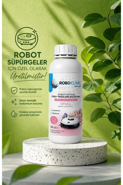 Roboclinic Robot Süpürge Deterjanı Solüsyonu ( Robot Süpürge Suyu, Mop Suyu, ...